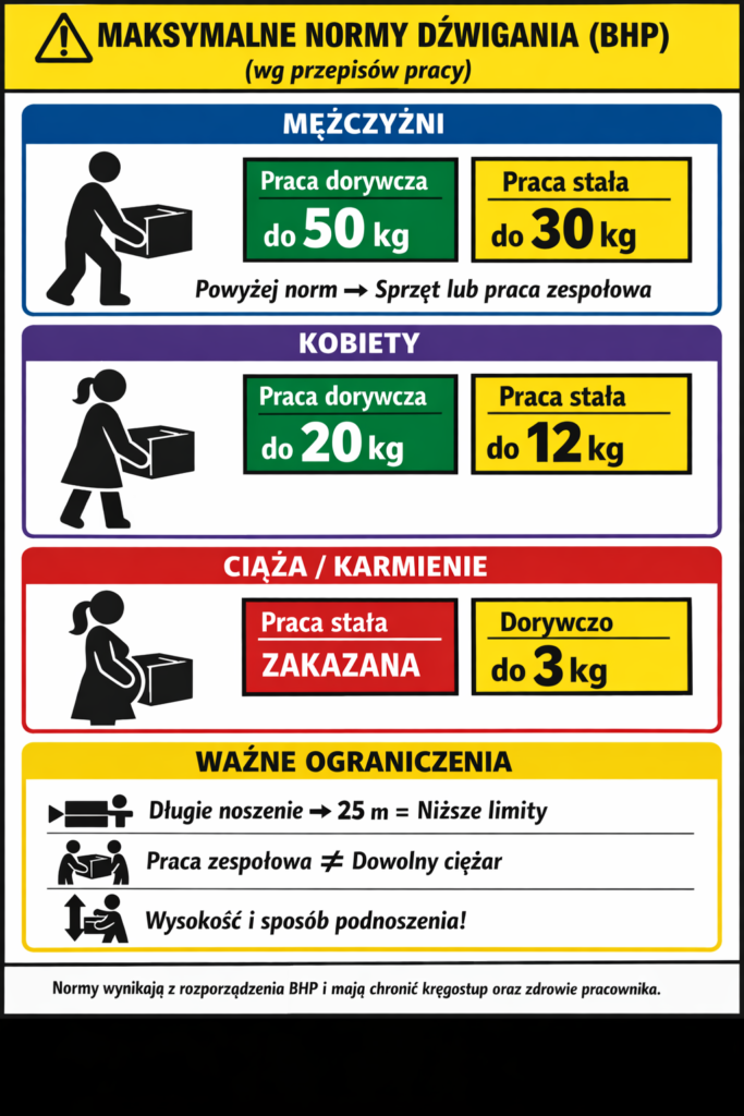 Normy dźwigania