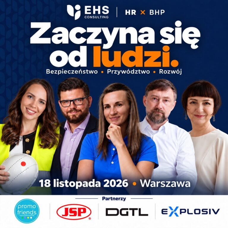 Zaczyna się od ludzi – spotkanie HR i BHP, 18 listopada 2026, Warszawa – prelegenci i partnerzy wydarzenia